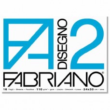 FABRIANO F2 ALBUM DISEGNO  24X33 LISCIO RIQUADRATO